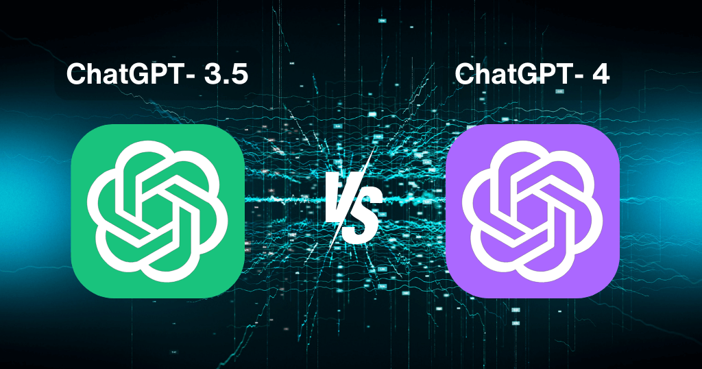 ChatGPT - 3..5 vs ChatGPT - 4 Banner