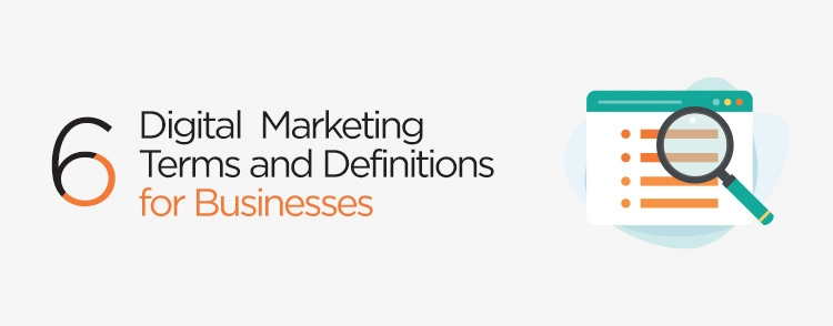 Digital marketing terms and definitions for businesses banner