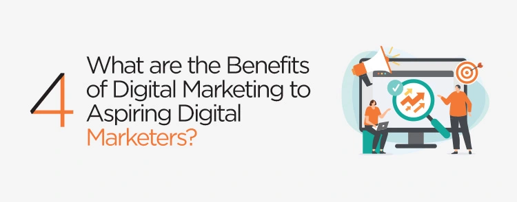What are the benefits of digital marketing to aspiring digital marketers banner