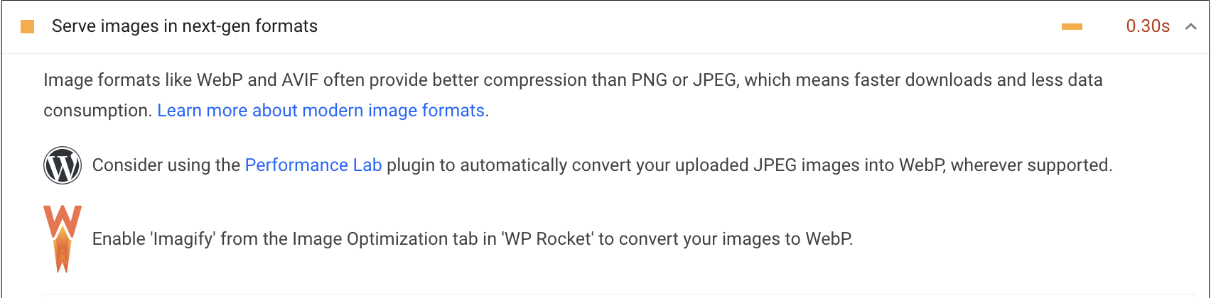 Serve Images in next-gen formats