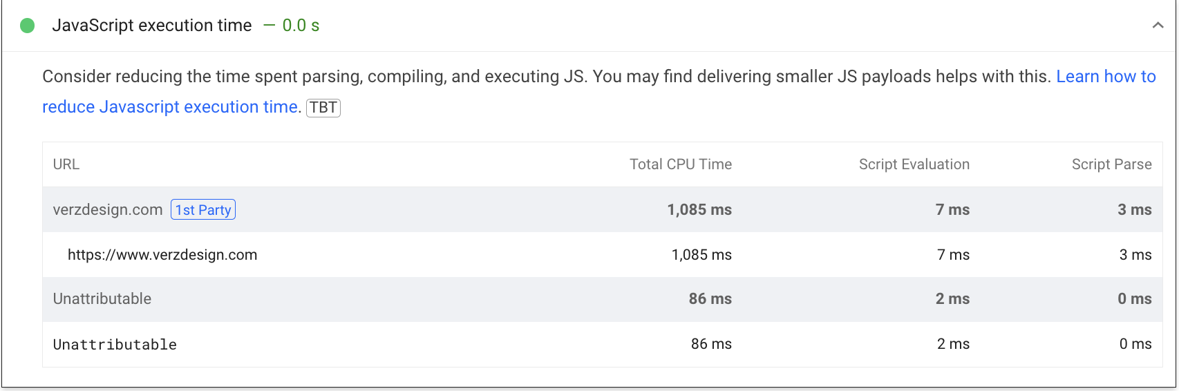 Optimize Javascript Execution