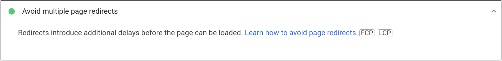 Reduce Redirects
