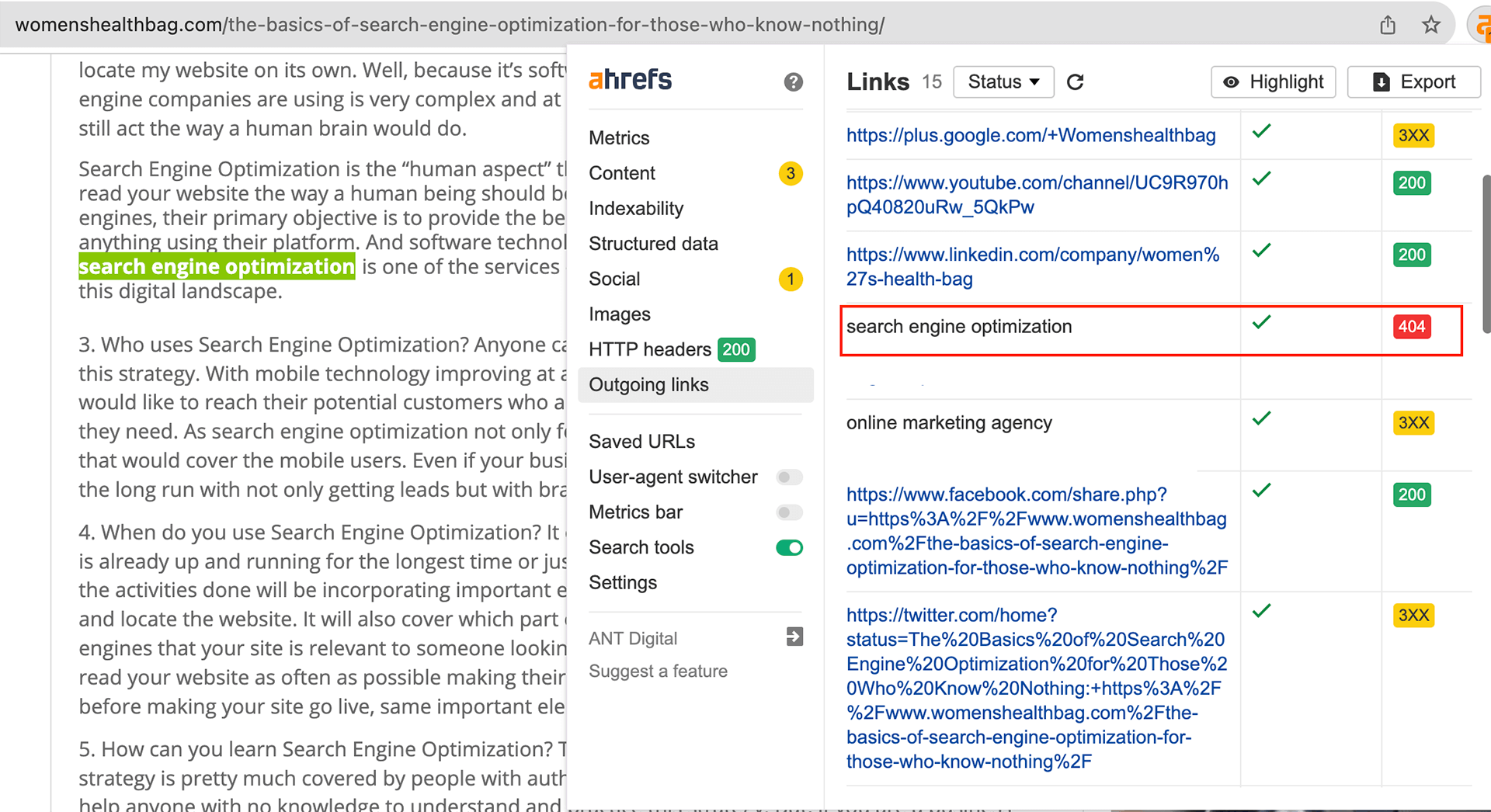 Broken Link Building