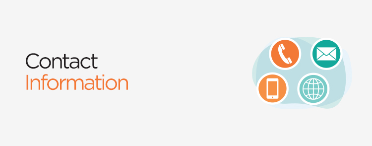 Contact Information Banner