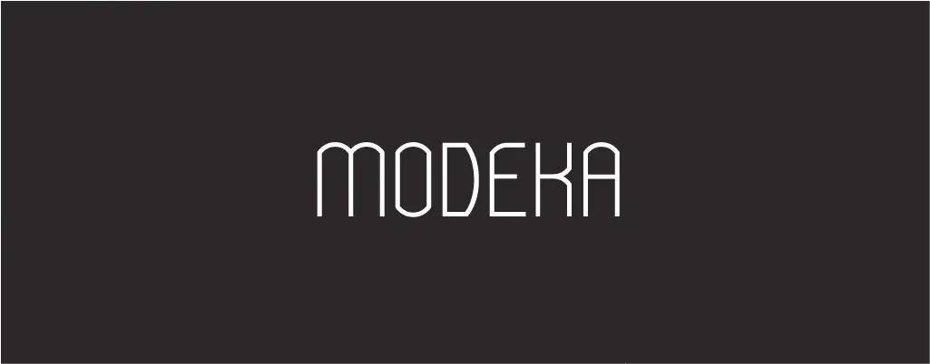 Modeka sans serif font