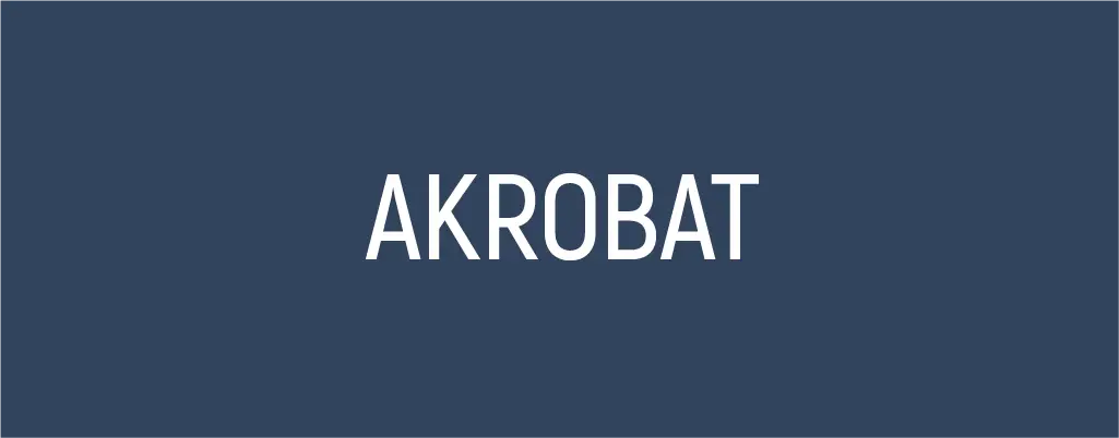 Akrobat sans serif font