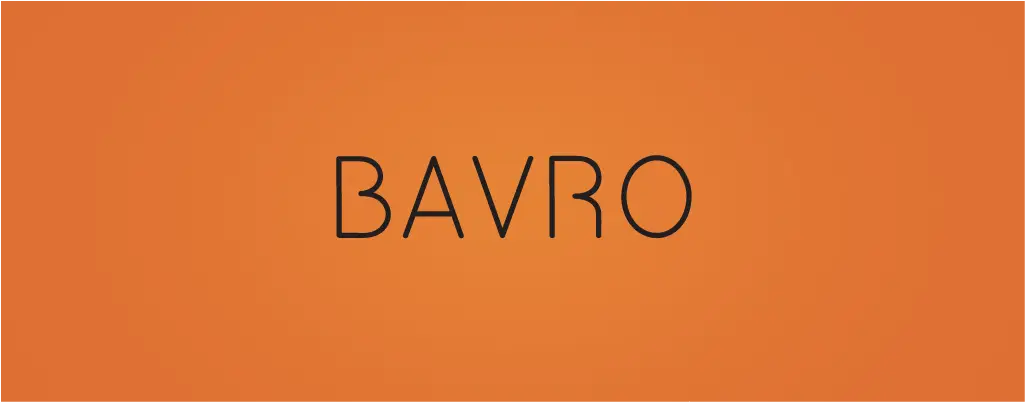Bavro sans serif font