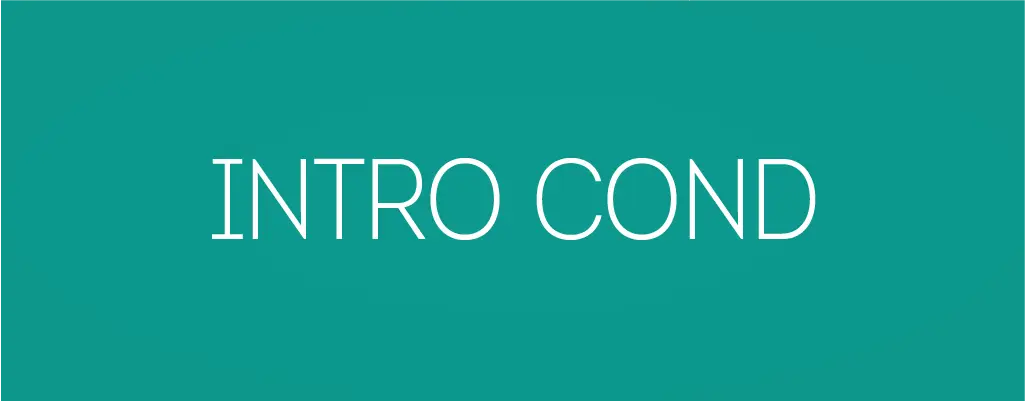 Intro Cond sans serif font