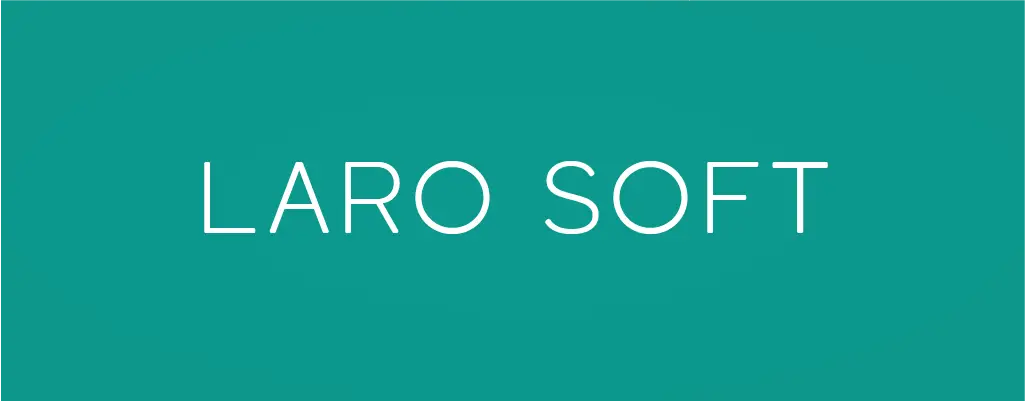 Laro Soft sans serif font