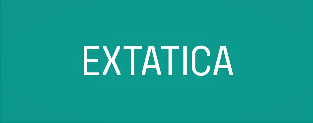 Extatica sans serif font
