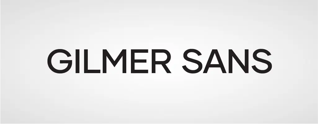 Gilmer Sans sans serif font