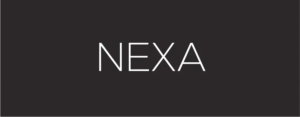 Nexa sans serif font