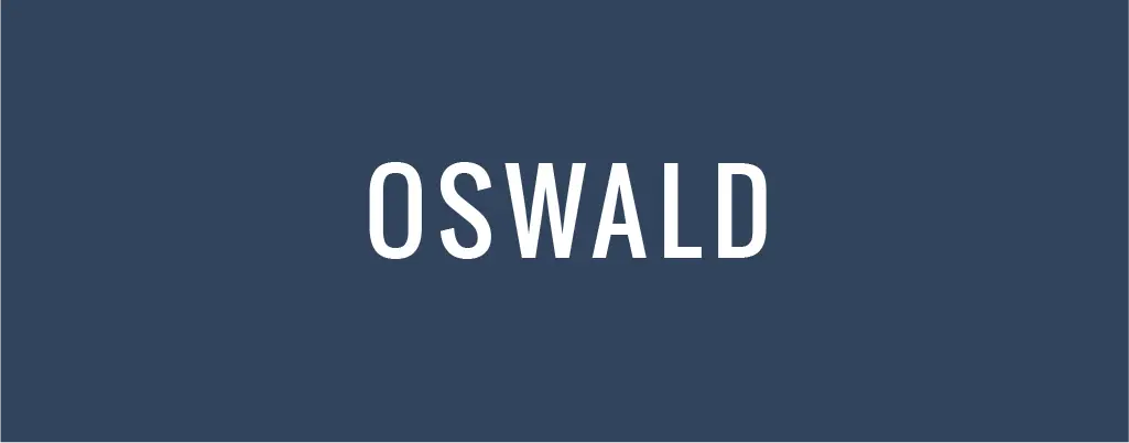 Oswald sans serif font