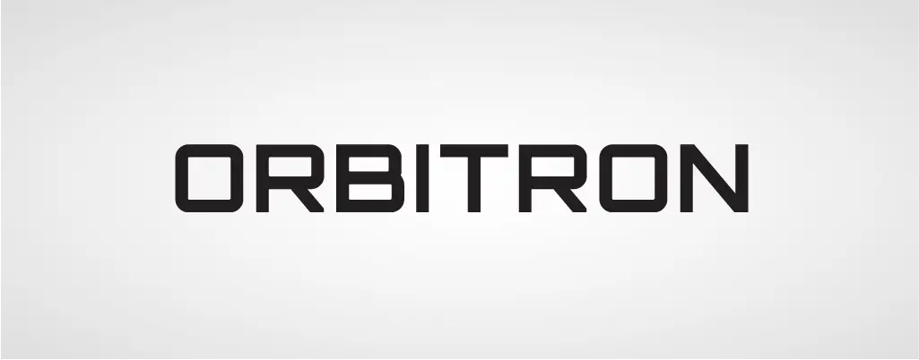 Orbitron sans serif font