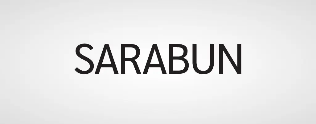 Sarabun sans serif font