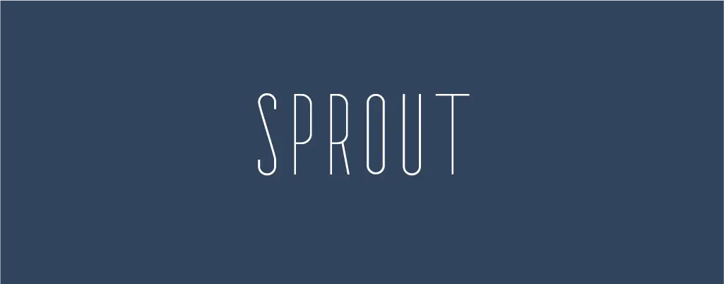 Sprout sans serif font