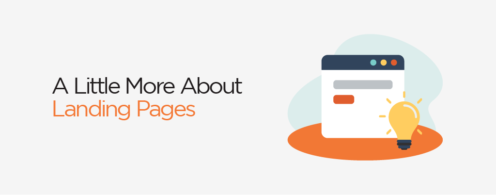 A little more about landing page banner