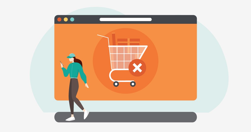 User abandoning the cart