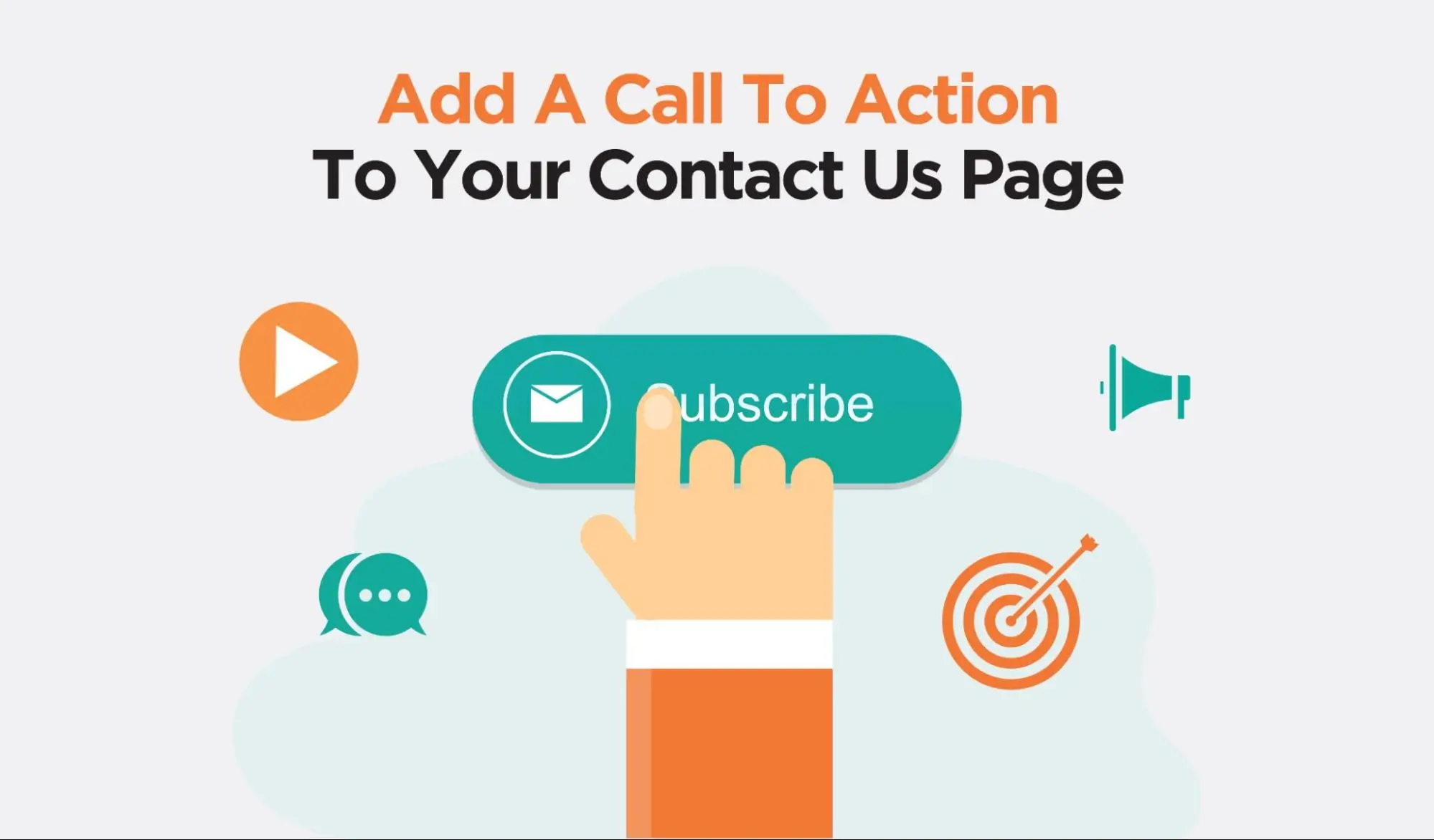 Add call to action to your contact us page