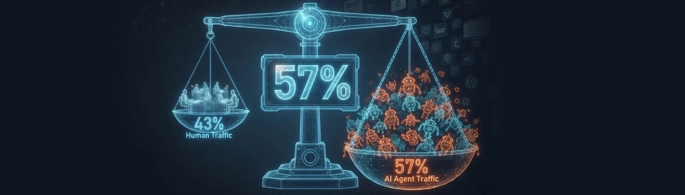 57% of Web Traffic Is No Longer Human: What AI Agent Traffic Means for Your Brand
